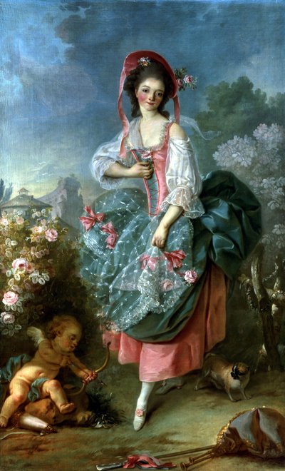 Retrato de Mademoiselle Guimard como Terpsichore, c.1799 de Jacques Louis David
